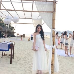 Design dress with pearl